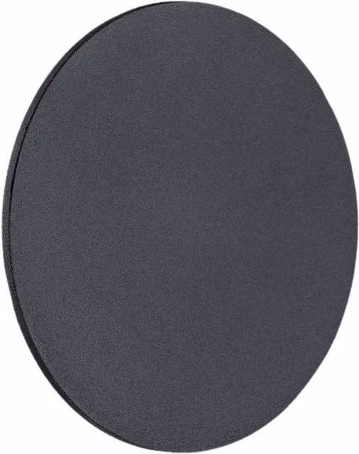 Netlighting Oregon Flush LED Wall Lamp with Black Metal Dome Structure