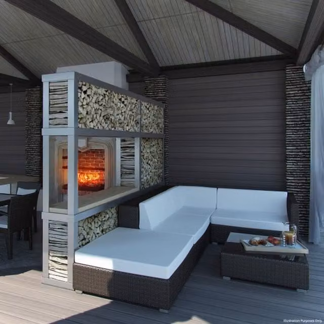 Jardi Granite Composite WPC Decking, Castle Grey, 9 SQM