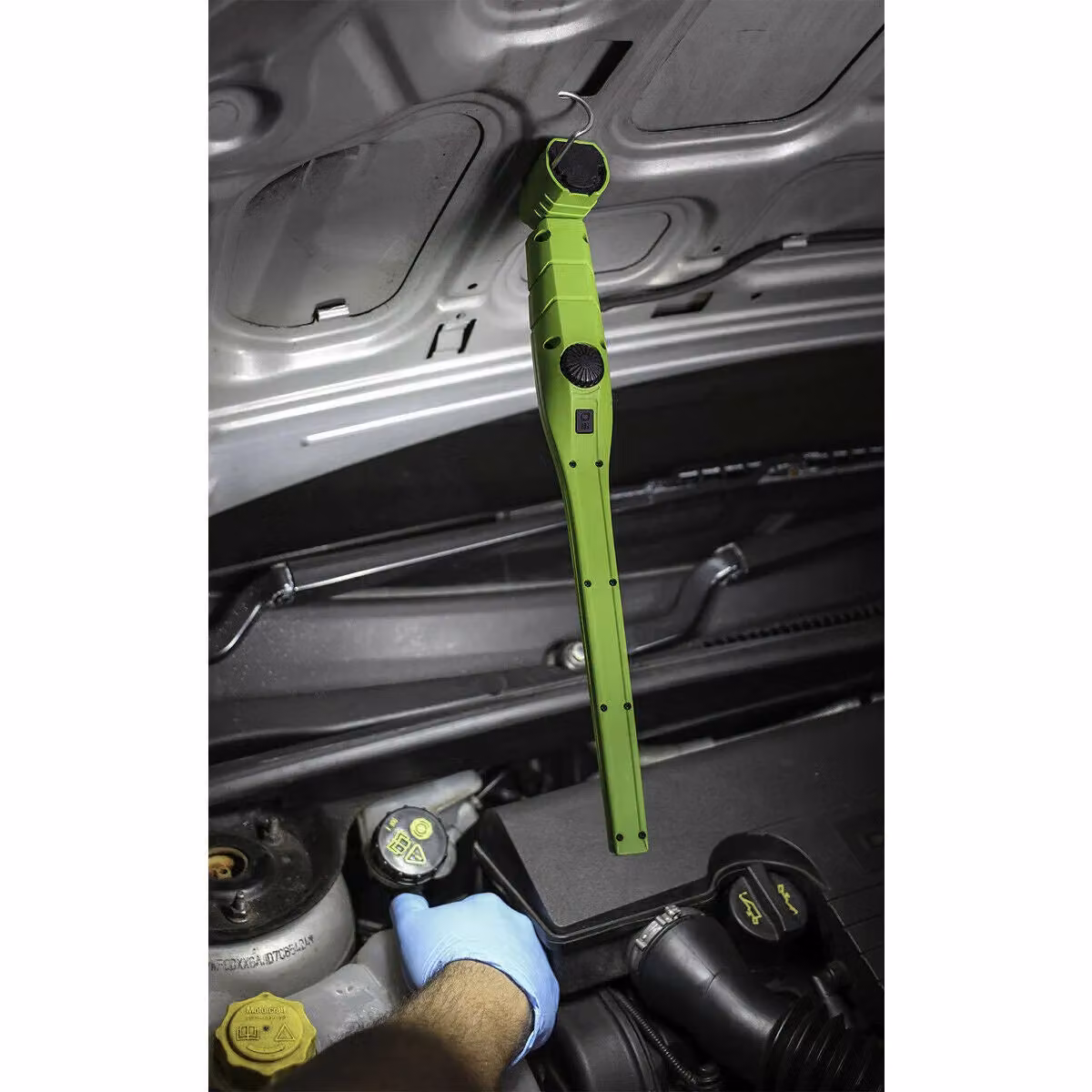 Loops Slimline Swivel Inspection Light with 16 SMD and 1W SMD LED, Rechargeable, Green – 4