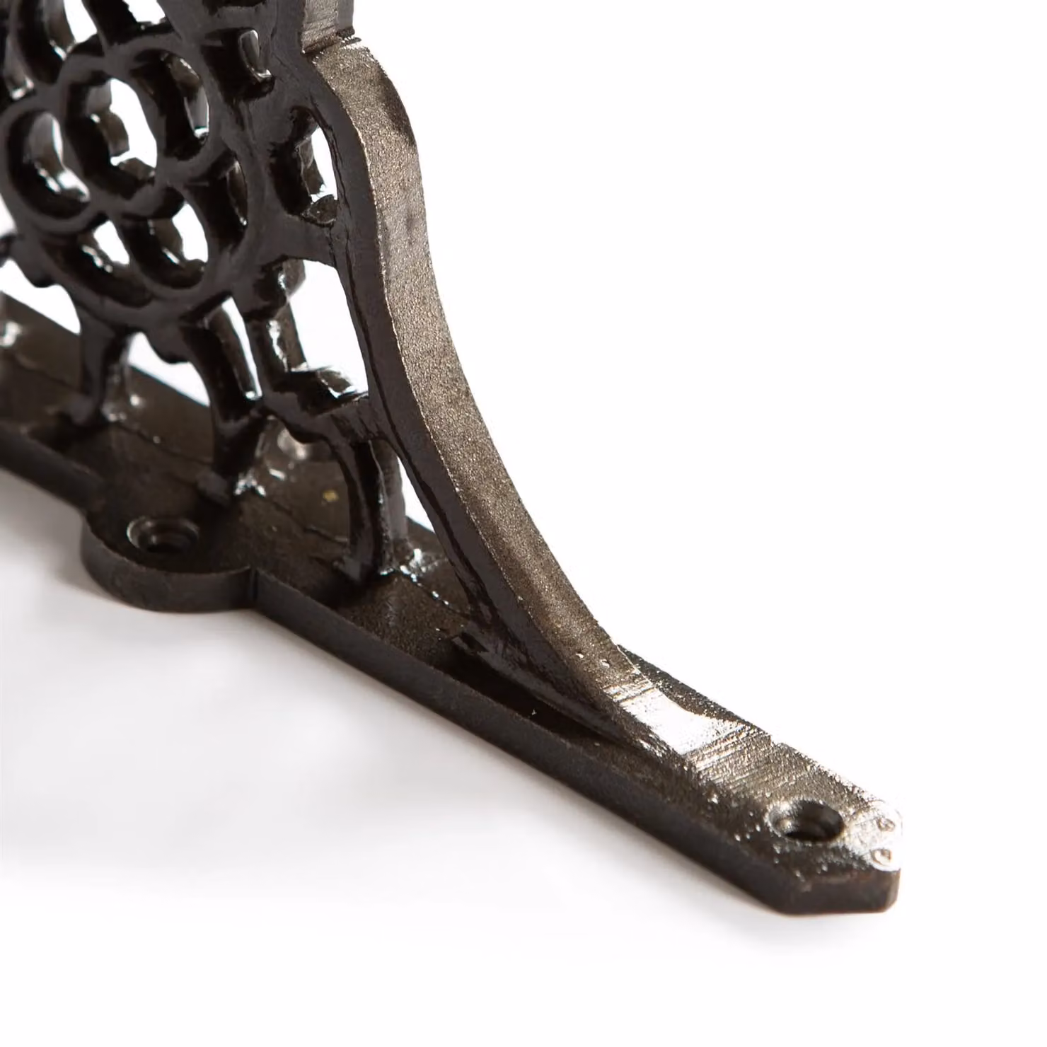 Hammer and Tongs Honeycomb Iron Shelf Bracket, Grey, Pack of 4 – 2