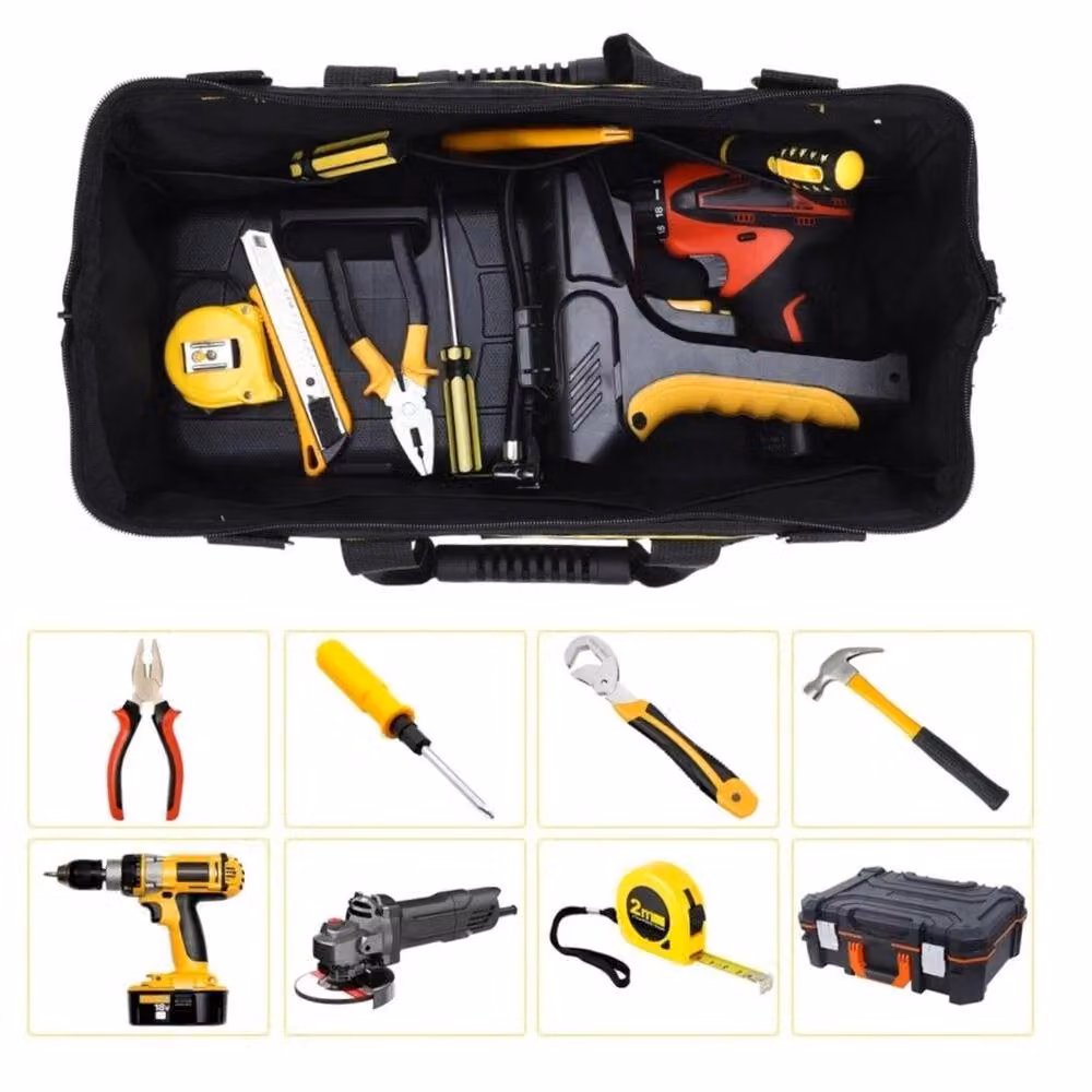 SPETLEK Heavy Duty Tool Bag Organiser in Yellow, W: 100 cm x D: 40 cm – 5