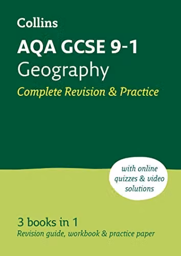 Collins AQA GCSE 9-1 Geography Complete Revision and Practice Book with Online Edition and Video Solutions
