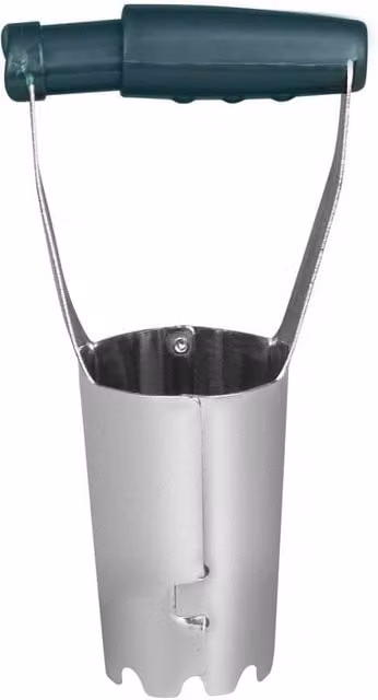 Ambassador Stainless Steel Bulb Planter in Metallic Silver