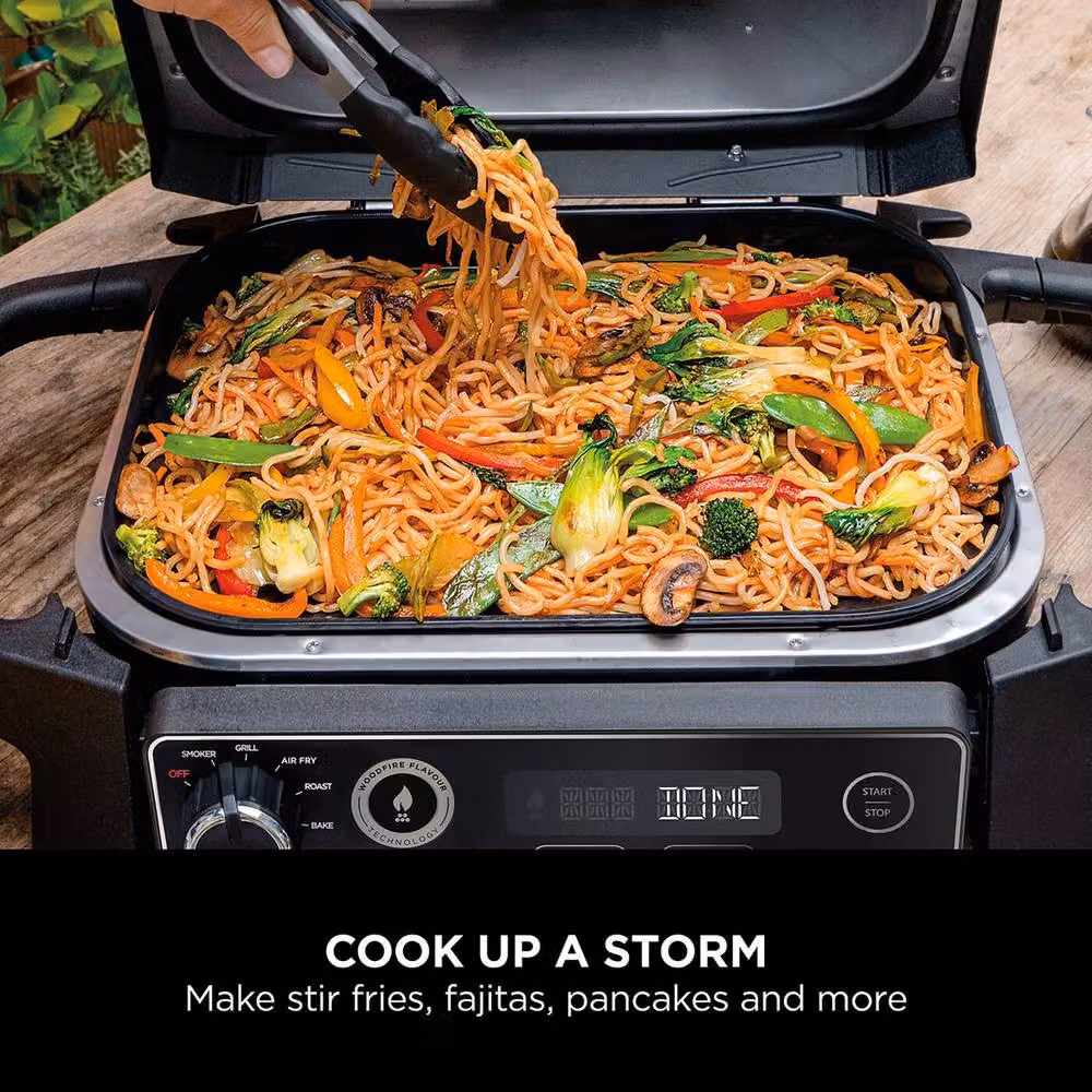 Ninja Woodfire Electric BBQ Grill Flat Plate XSKGRIDPLTEUK in Black – 2