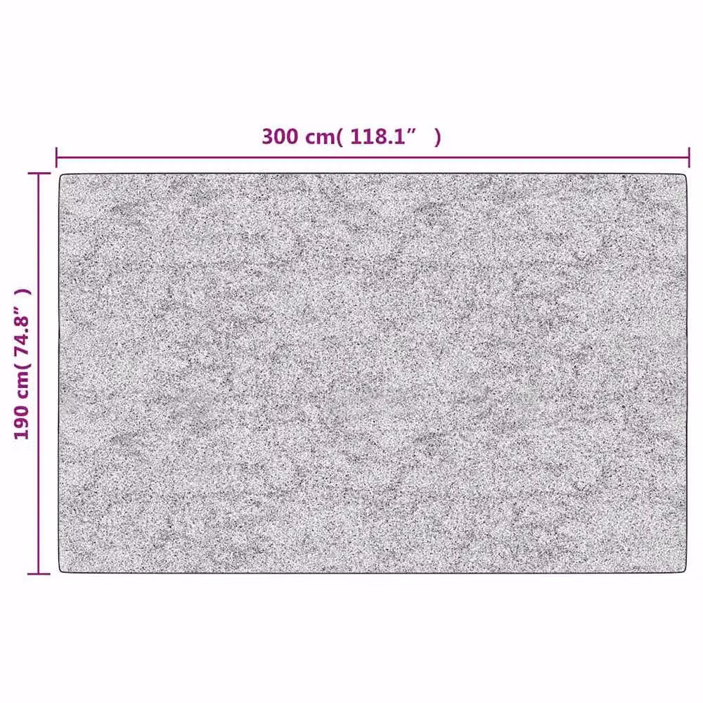 Berkfield Home Washable Round Anti Slip Stone Look Rug in Multicolour and Grey, Diameter: 100 cm