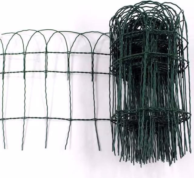 Actiasgear Green PVC Coated Wire Lawn Edging