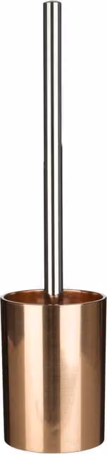 Orsina Shine Freestanding Metal Toilet Brush and Holder in Gold – 1
