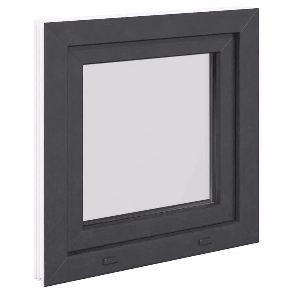 Berkfield Home RISOR Basement Tilt and Turn Window, Anthracite, W: 50 cm, H: 50 cm