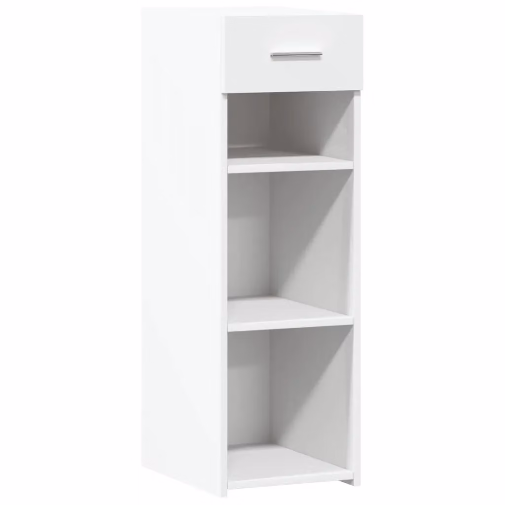 Berkfield Home Modern White Sideboard in MDF, W/D/H: 30 x 42.5 x 93 cm – 2