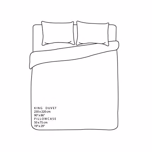 Sleepdown Geo Jacquard Fleece Thermal Duvet Cover and Pillowcase Set, Petrol and White, W: 220 cm, D: 230 cm – 4