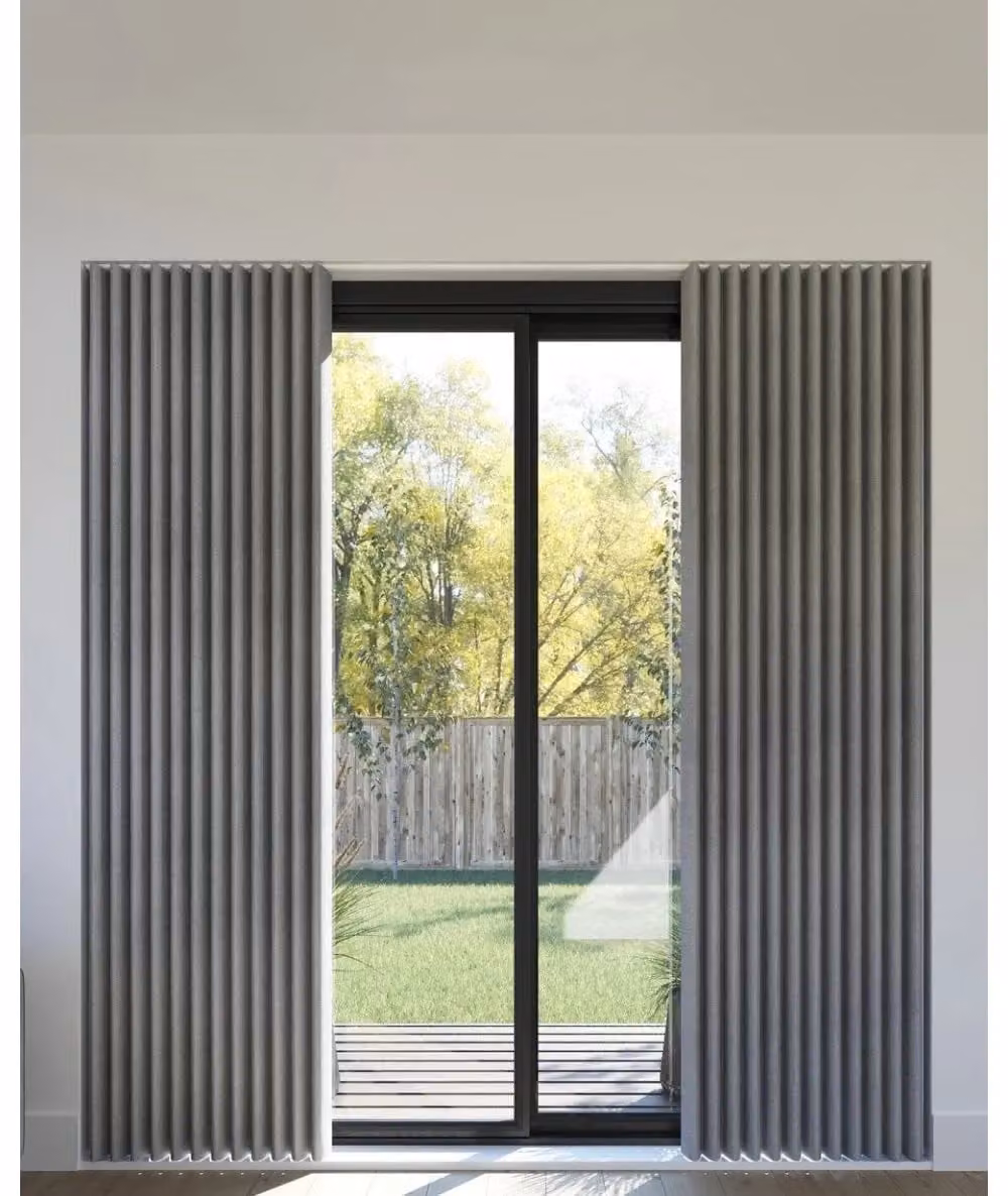 New Edge Blinds Hidden Discrete Aluminium Curtain Track in Silver – 1