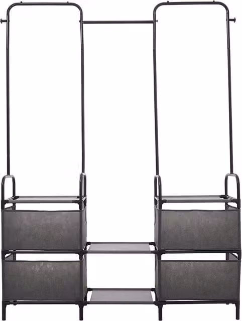 Kidkid Modern Metal Clothes Rail in Grey