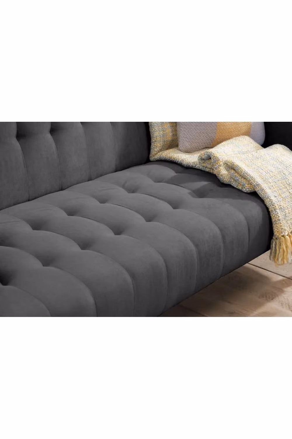 Birlea Hudson Grey Fabric Click Clack Sofa Bed – 2