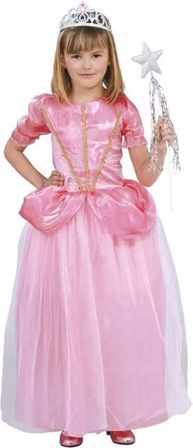 Fiestas Guirca Girls Fairy Princess Costume in Pink, Age 5-6 Years