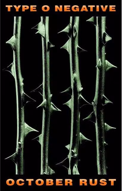 Type O Negative October Rust Green Textile Graphic Poster