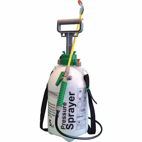 Faithfull FAISPRAY5 Manual Pressure Sprayer, 5 l, Black – 1