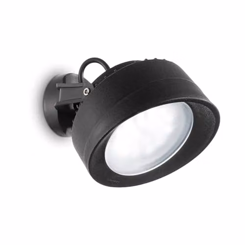 Netlighting Tommy Modern Black Outdoor Wall Light with LED Bulb and IP66 Rating