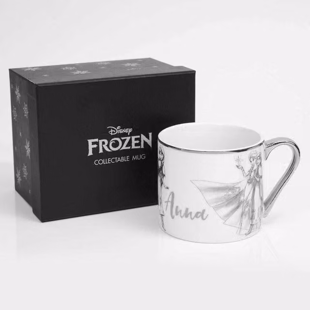 Disney Collectable Classic Anna Ceramic Mug in Multicolour and Grey with Gift Box