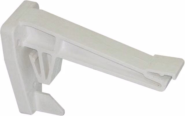 FloPlast Hi-Cap Top Hung Bracket in White and Grey RKH2