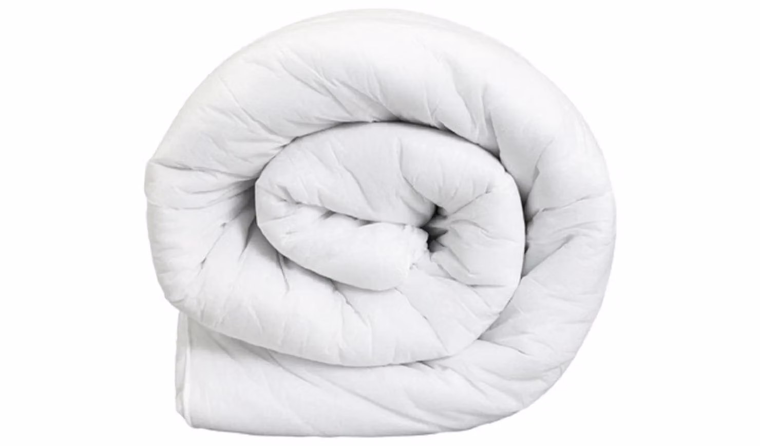 Cheap Furniture Warehouse 13.5 Tog Double Microfibre Duvet in White, W/D/H: 200 x 200 cm