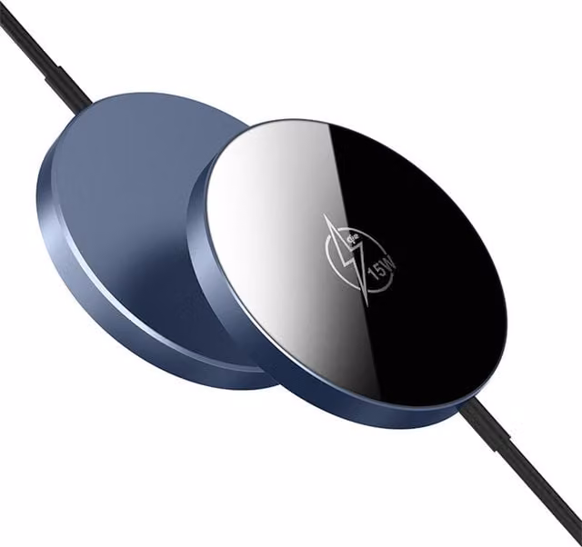 Livingandhome Aluminium Alloy Magnetic Charging Pad - Blue