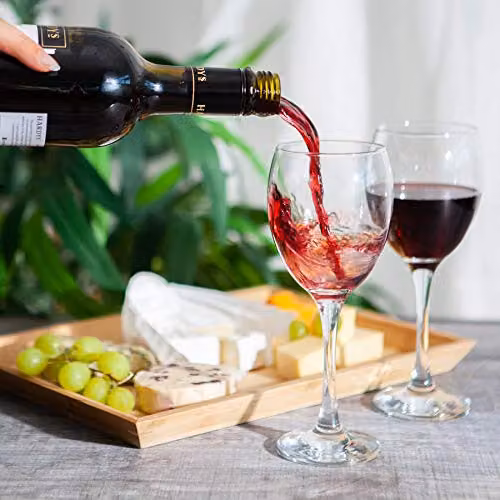 LAV Venue Red Wine Glasses, 340ml, Transparent, Pack of 12 – 2