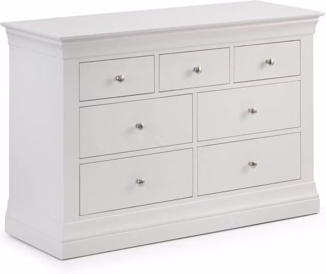 Cheshire Premium Ardena 4 + 3 Drawer Chest in White