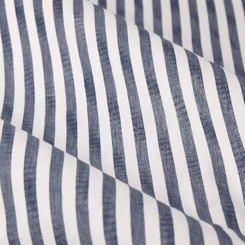 Riva Home Blue Striped Opaque Eyelet Curtain Pair, W: 168 cm, H: 137 cm – 4