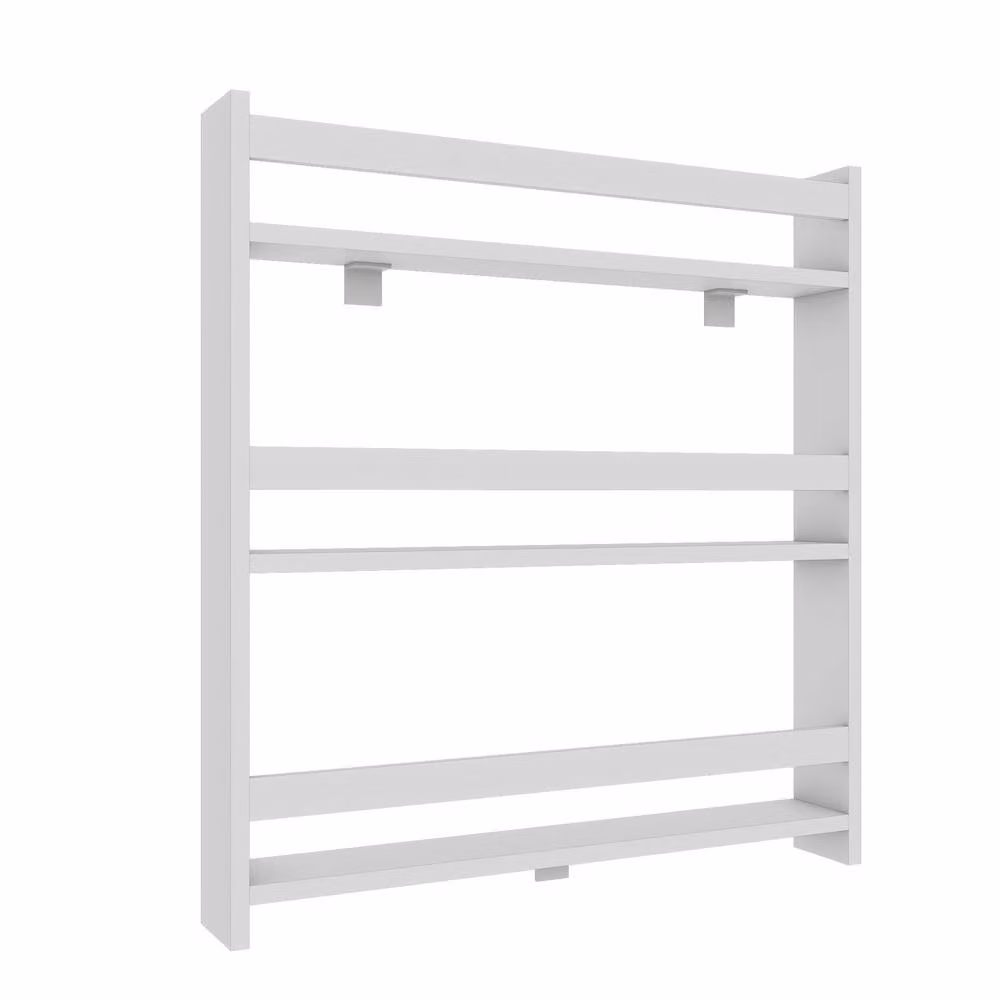 VCM Kidos Children's Wall-Mounted Bookcase Shelf in White – 2