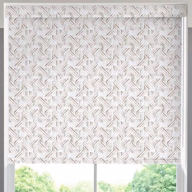 Terrys Beige Blackout Textile Roller Blind