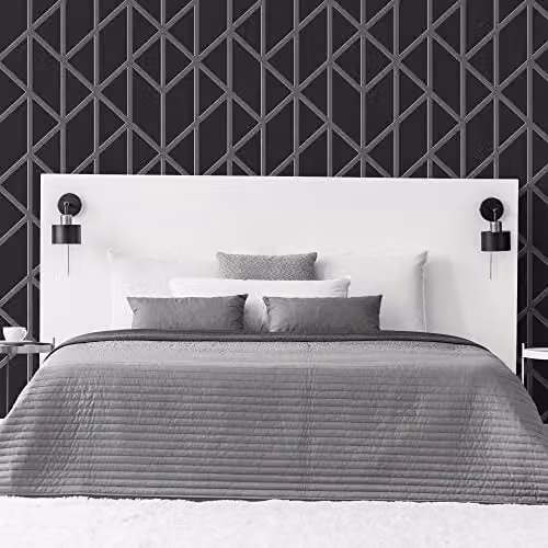 Graham & Brown Superfresco Geometric Abstract Wallpaper in Grey and Anthracite