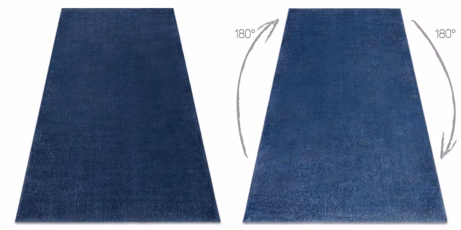 RugsX Lindo Modern Blue Rectangular Polyester Rug, W: 180 cm, D: 270 cm – 2