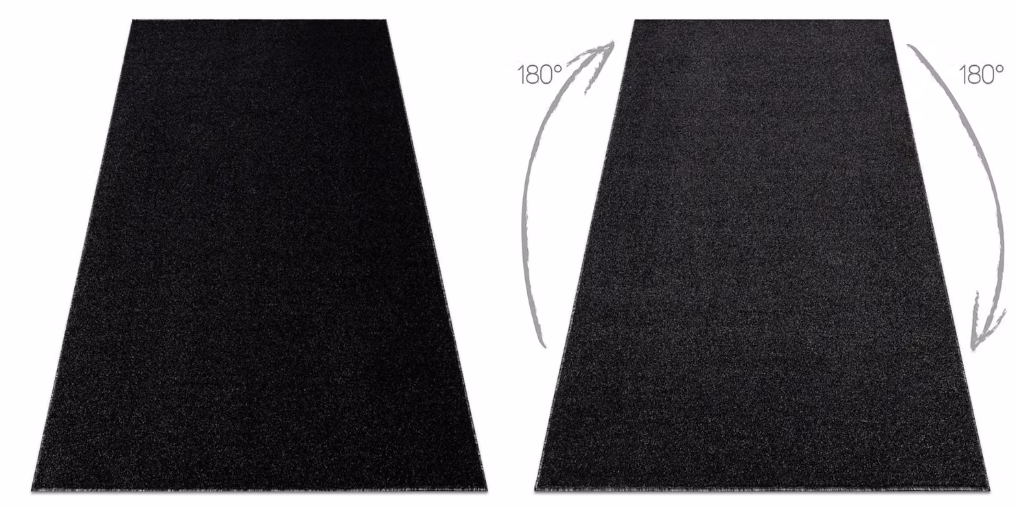 RugsX Eton Plus Rug in Black Metallics, W: 400 cm, D: 300 cm – 2