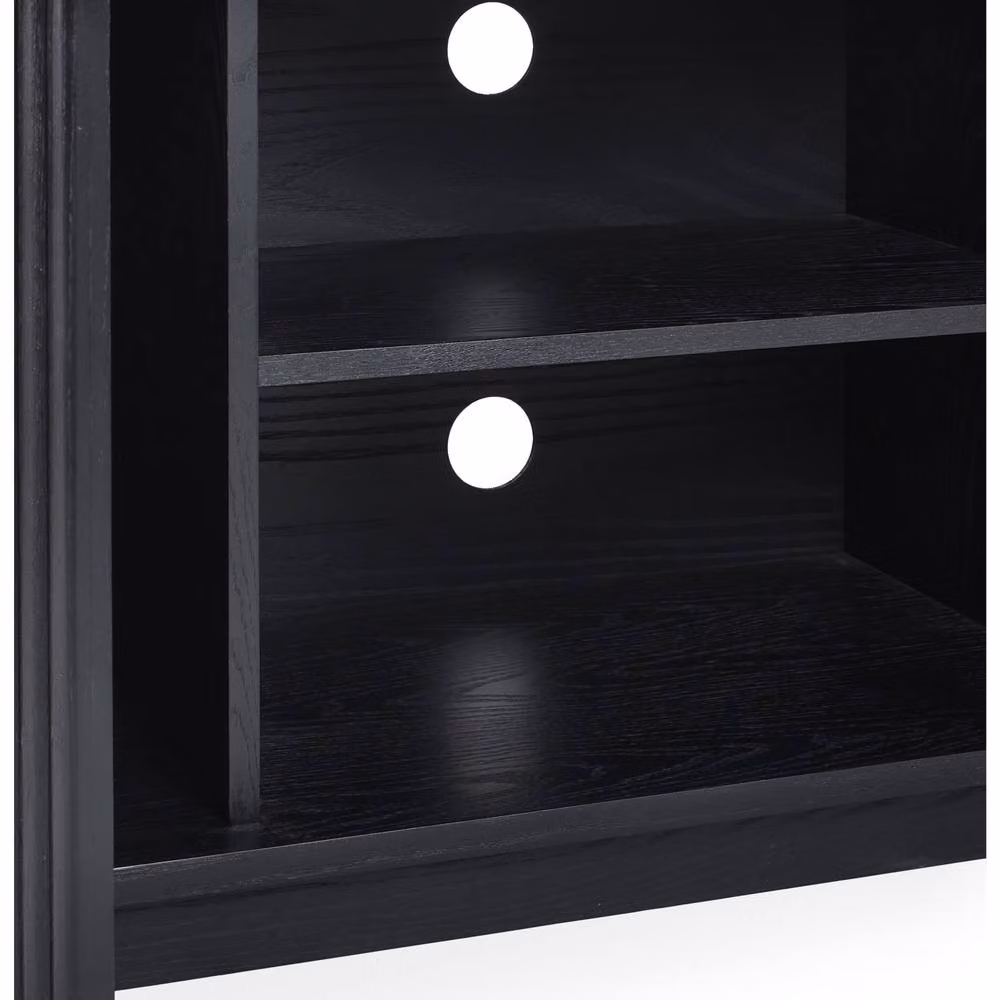 Cheshire Premium Lauriston Fluted TV Unit in Black Ash – 4