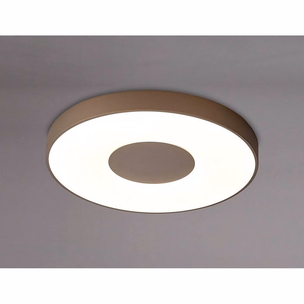 Netlighting Coin Round LED Ceiling Light, Sand Brown, 100W, 6000lm, 2700K-5000K with Remote Control – 2