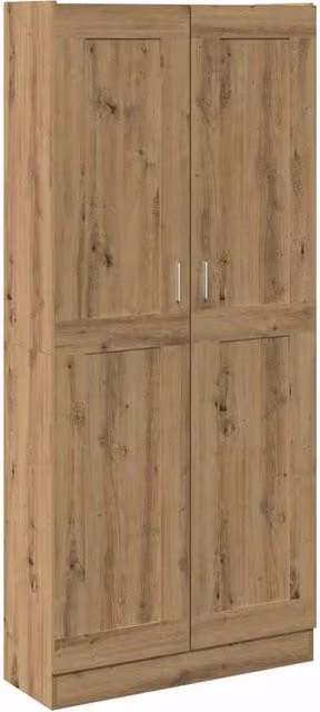 Berkfield Home Artisan Oak Highboard in Brown, W/D/H: 82.5 x 30.5 x 185 cm