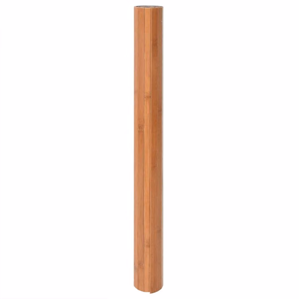 Berkfield Home Rectangular Bamboo Rug in Brown, W/D/H: 60 x 200 cm – 2
