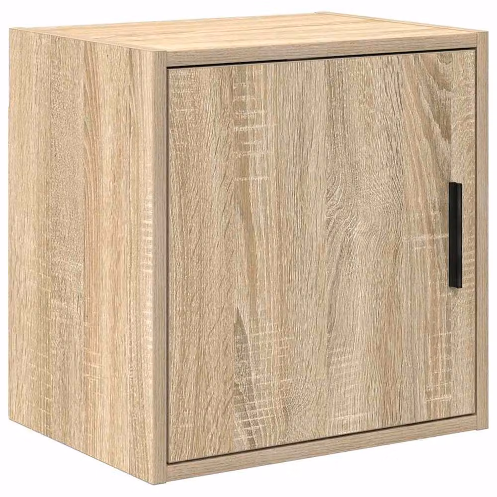 Berkfield Home Wall Mounted Garage Cabinets, 2 Piece Set in Sonoma Oak Brown Engineered Wood – 2