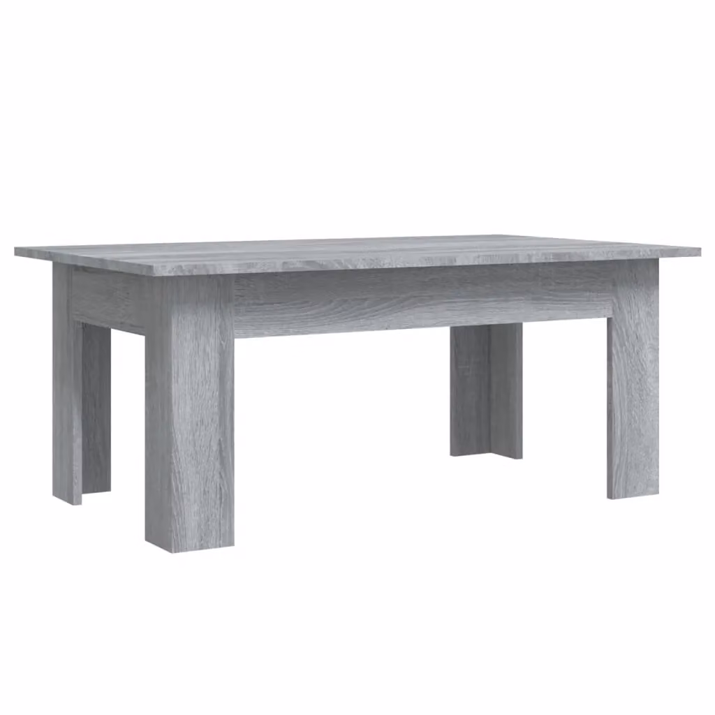 Berkfield Home Grey Sonoma Coffee Table in Engineered Wood, W: 100 cm, D: 60 cm, H: 42 cm – 2