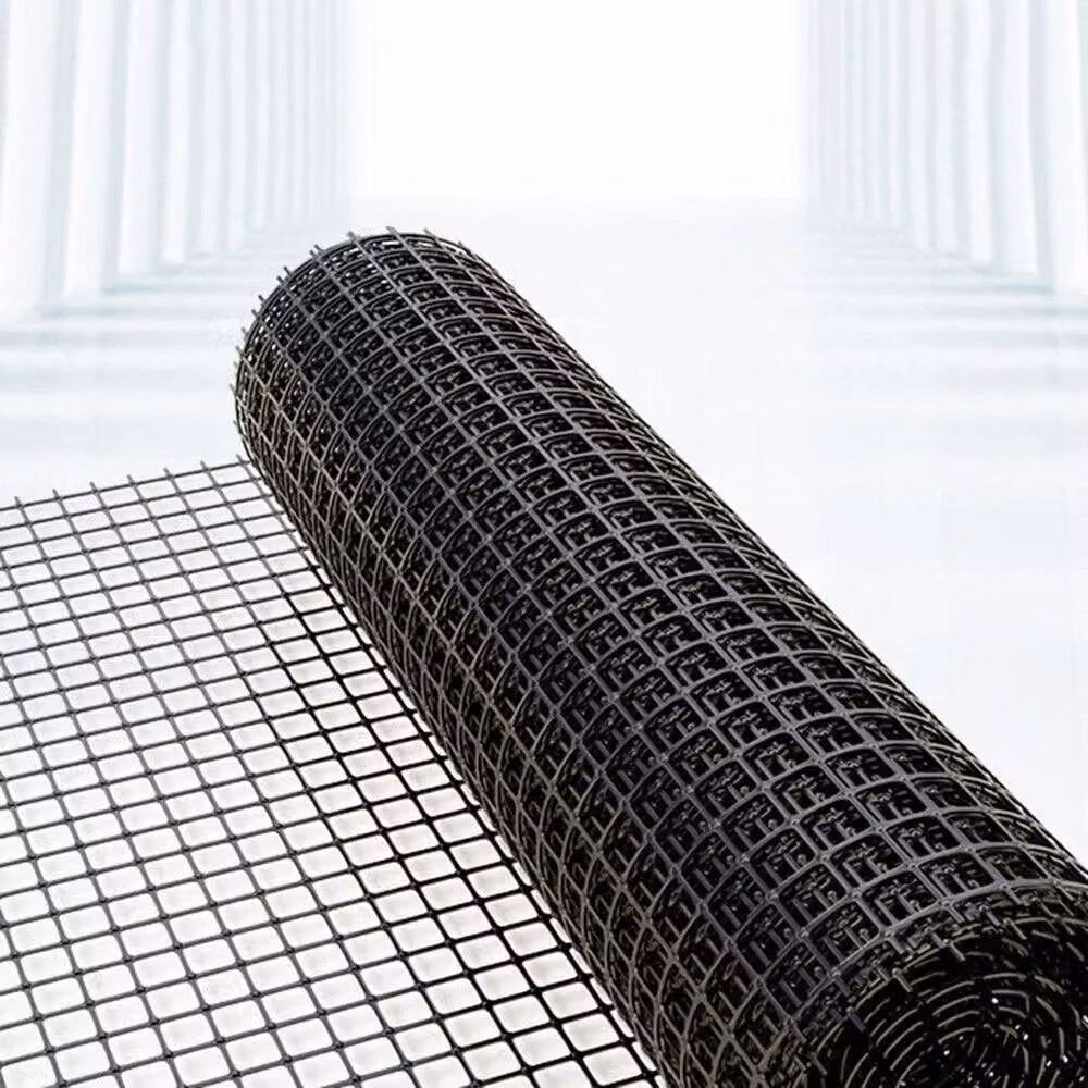FLAVORA Black Plastic Garden Fence Netting Mesh Safety Mat – 5