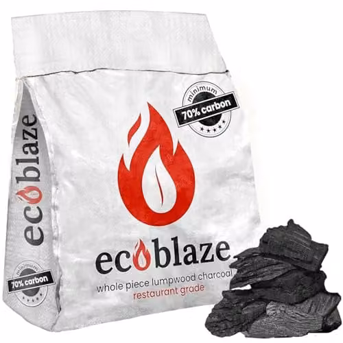 Ecoblaze Premium Restaurant Grade Lumpwood Charcoal, 20 kg – 1