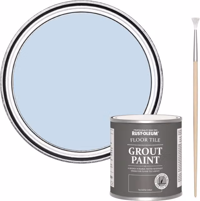 Rust-Oleum Floor Grout Paint in Blue Sky, 250 ml, Blue