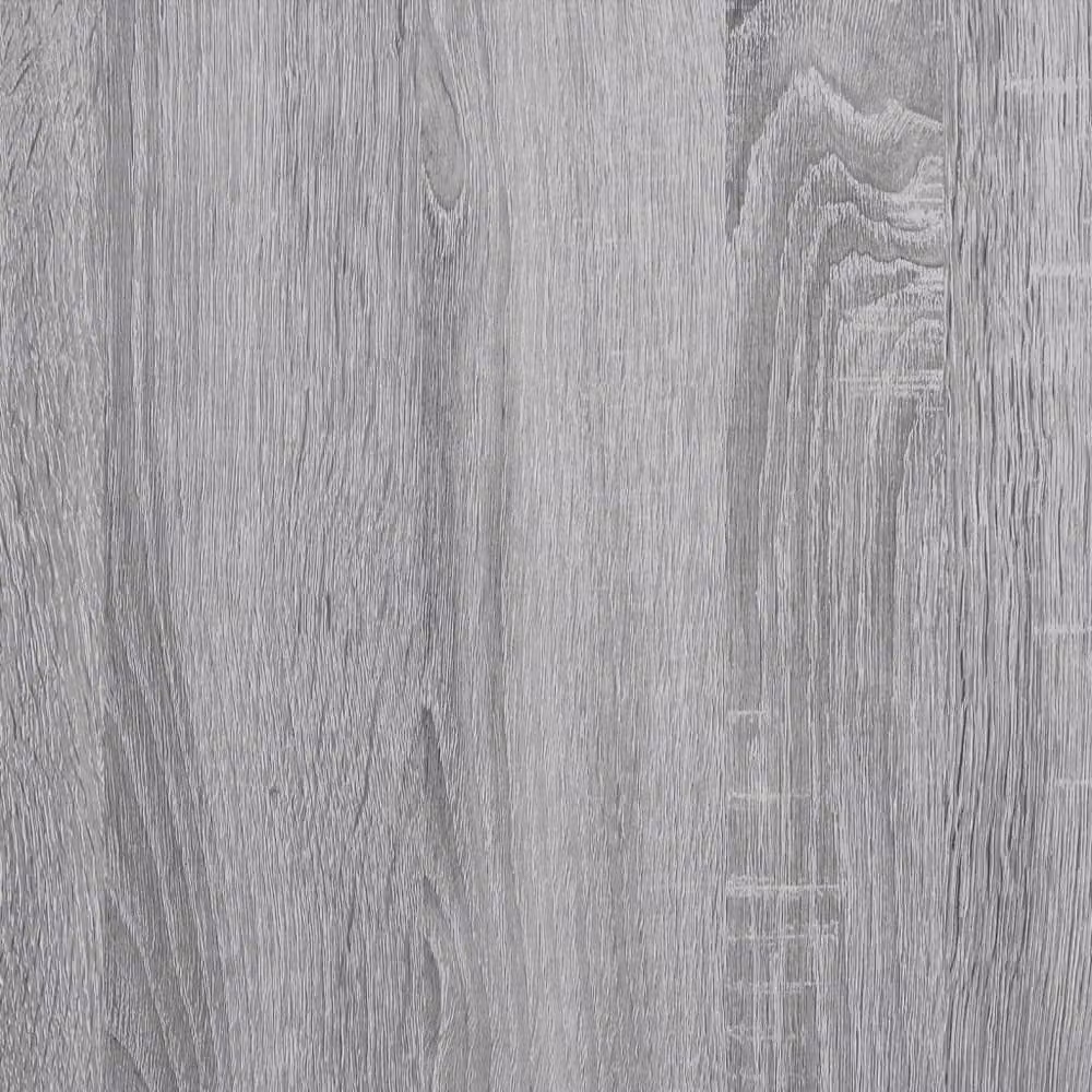 Berkfield Home Wall Shelf in Grey Sonoma, W: 104.5 cm, D: 10 cm, H: 43 cm – 3