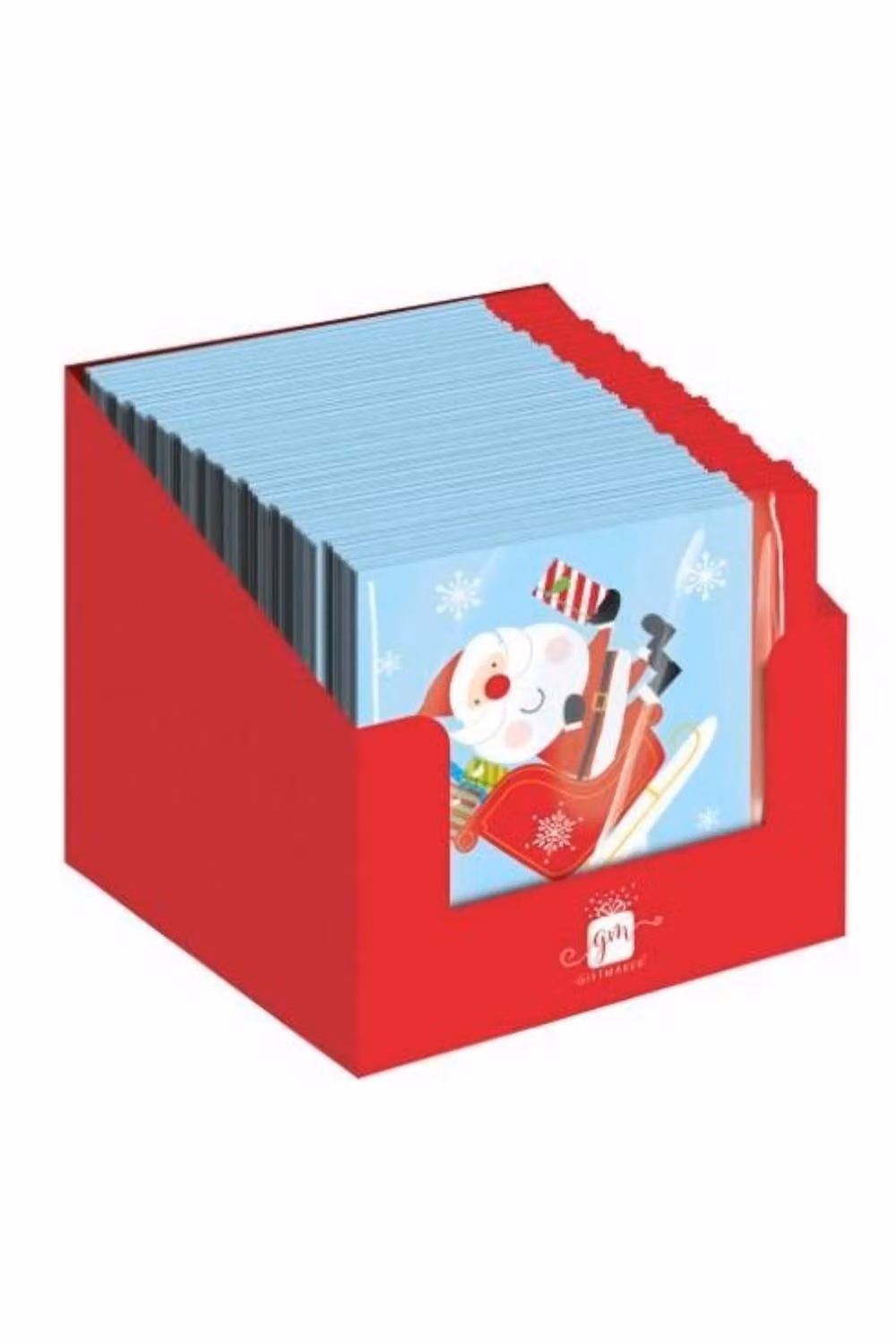 KDMD Christmas Kids Paper Napkins, 5 Pack of 33, Multicolour – 2