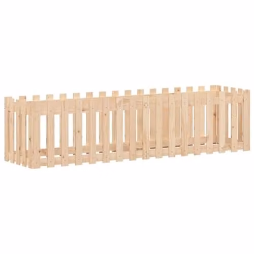 vidaXL Brown Wooden Raised Garden Bed for Vegetables and Herbs, W/D/H: 200 x 50 x 50 cm – 1