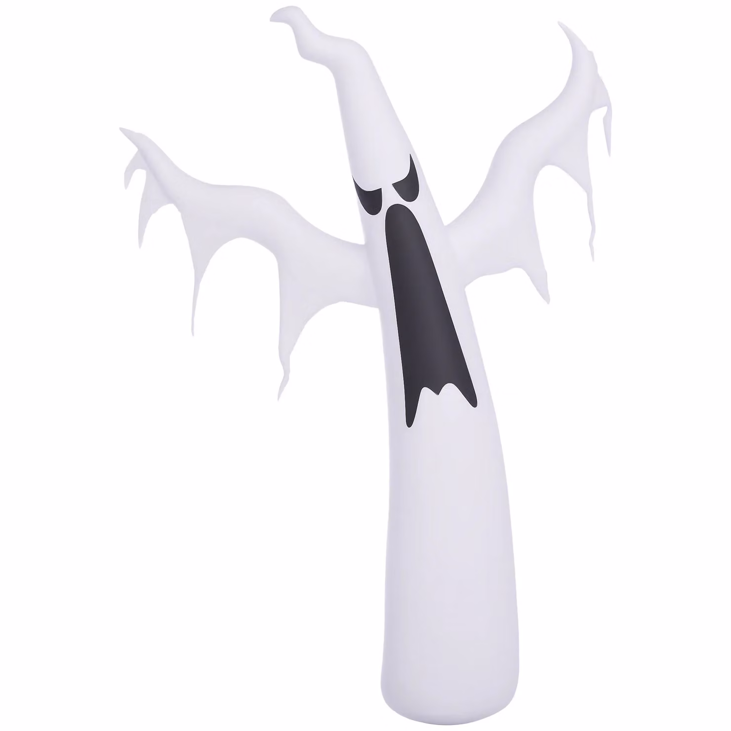 HOMCOM 1.8m Inflatable Halloween Ghost Decoration with LED Lights and Fan, White – 2