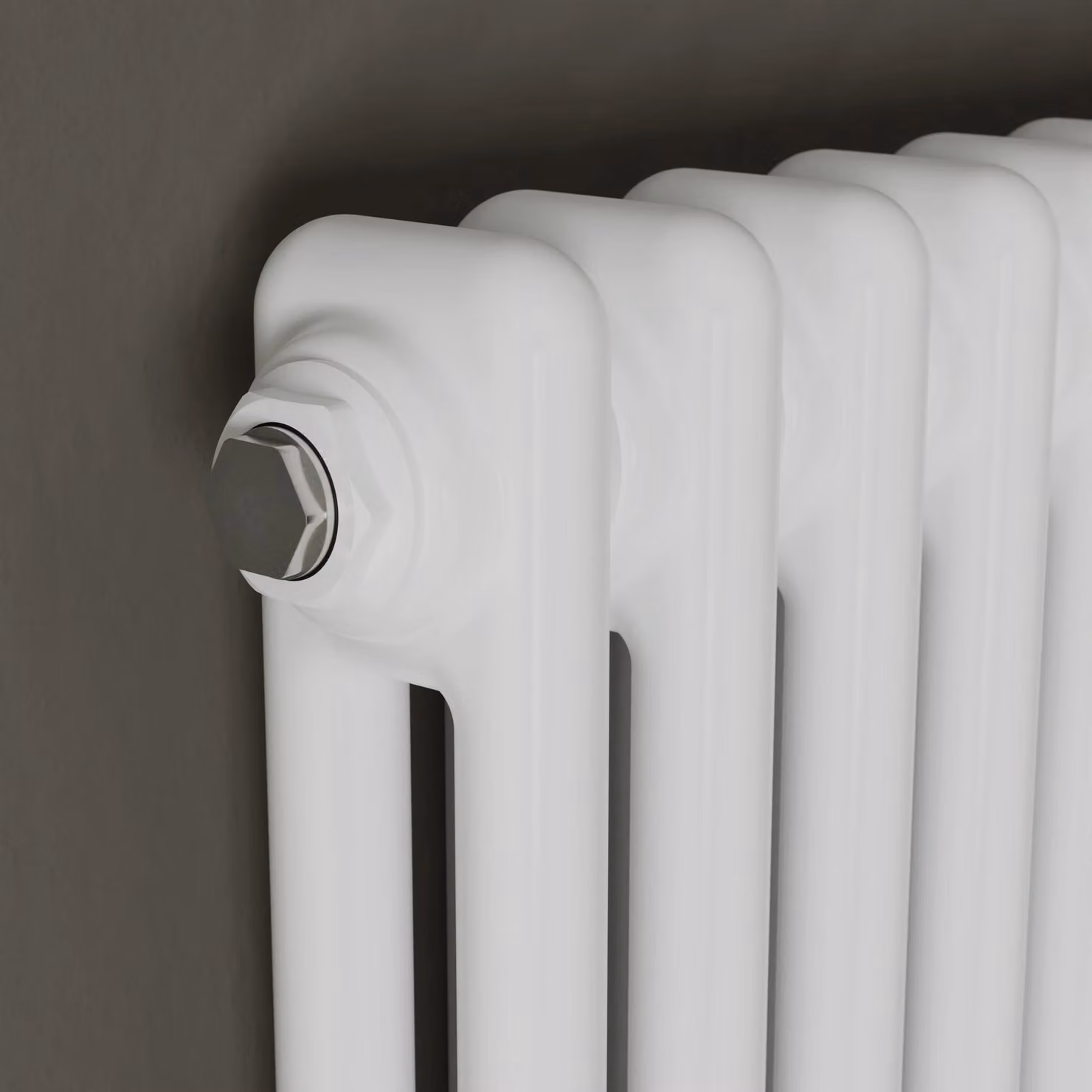 Agadon Kylo 2 Column Radiator in White, H: 180 cm, W: 65 cm – 3