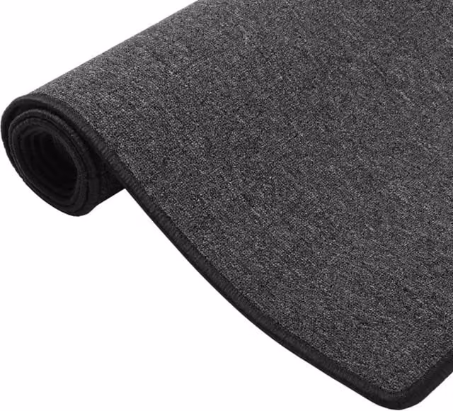 Berkfield Home Anthracite Round Carpet Runner, Diameter: 100 cm