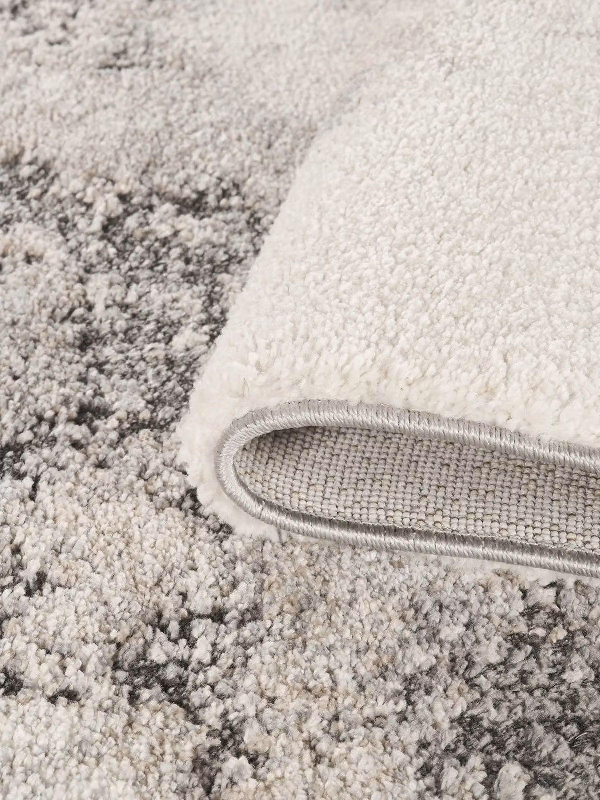 Desire Rugs Essence Aura Rustic Abstract Living Room Area Rug in Grey, W: 60 cm, L: 220 cm – 2
