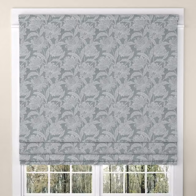 Ante Decor Zante Made To Measure Blackout Roman Blind in Charcoal Grey